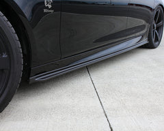 3D design carbon fiber side skirts for bmw F10 M5