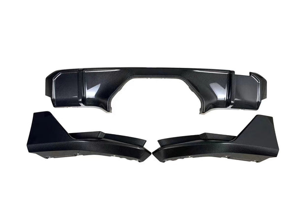 Carbon fiber front lip side skirts rear diffuser  wing for G80 M3 G82 M4