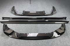 3D style carbon fiber front lip side skirts rear diffuser for F97 X3M