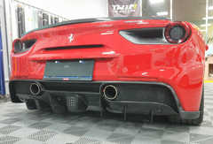 Carbon Fiber  Rear Wing Spoiler For 488 GTB