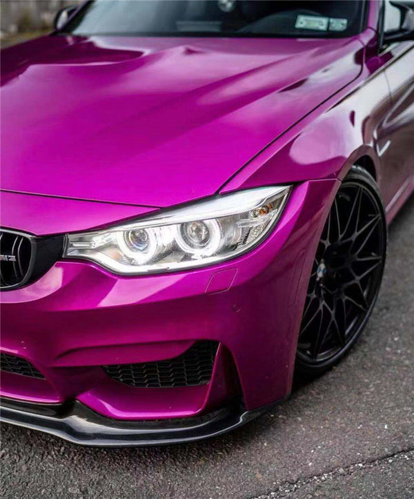 4 series F80 M3 F82 M4 V style carbon fiber front bumper lip