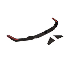 Dry carbon fiber front lip for Audi RS7-C8 RS7 front splitter front bumper exhaust