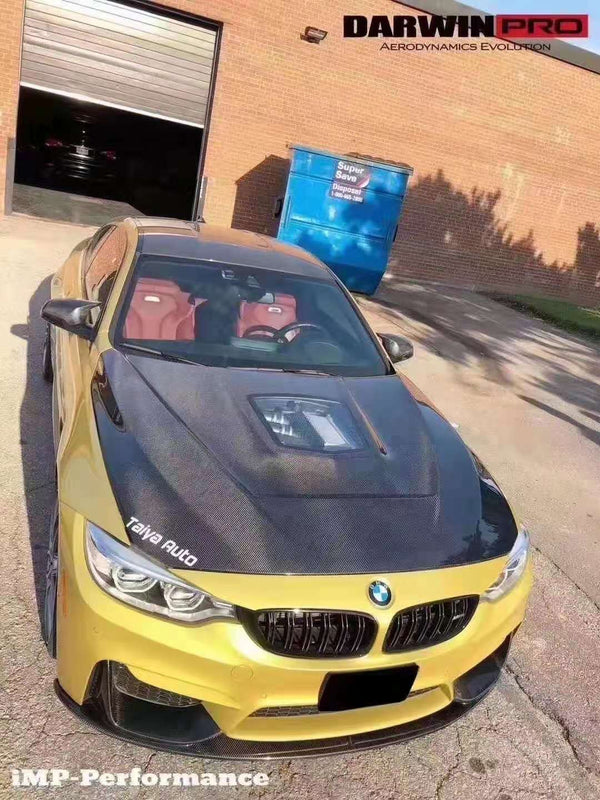 Carbon fiber IMP style hood for F80 M3 F82 M4 bonnet