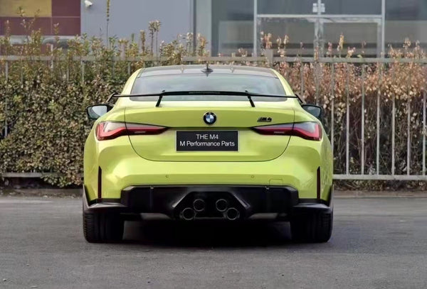 Carbon fiber front lip side skirts rear diffuser spoiler for G80 M3 G82 M4