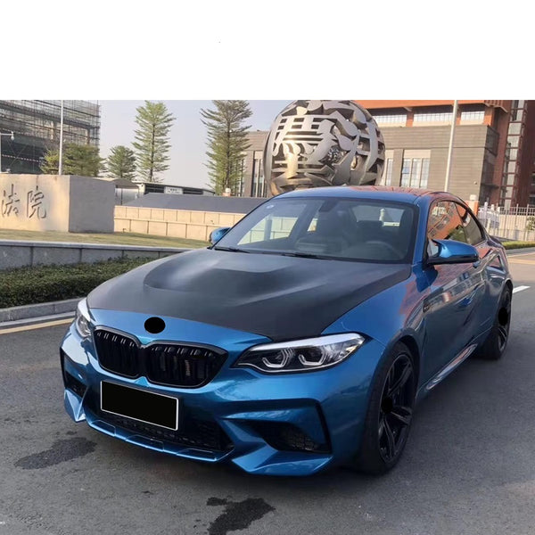 M2 GTS style Aluminum material hood fit for M2 M1 2S 1S F20 F22 F87 hood scoop