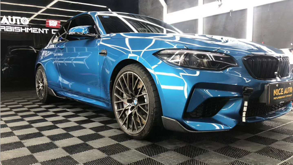 F87 M2 M2C 2014+ Carbon Fiber Front Bumper Splitter Front Bumper Corner Protection Body Kits 2014-2018