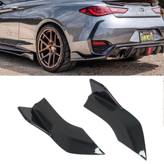 Q60 Carbon fiber rear bumper corners