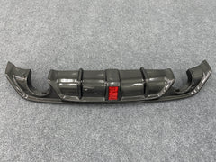 Carbon fiber rear diffuser side corners for  Q60