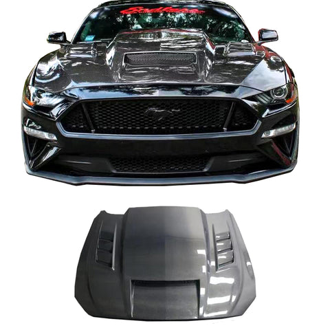 TF Carbon Fiber Style  Auto Engine  Bonnet  Hood For Mustang 2015-17