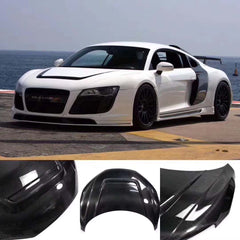 Carbon Fiber PPI Style  Hood for R8 Engine Bonnet