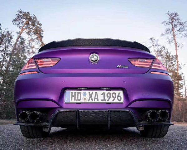 VT style high quality carbon fiber rear diffuse for F06 F13 F12 coupe convertible