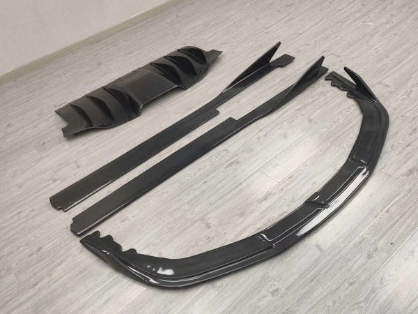 458 Carbon Fiber AP Style Front bumper lip