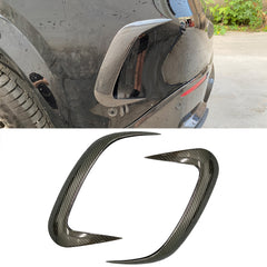 Dry carbon fiber rear bumper fins for W167 GLE350 GLE450