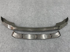 X5 G05 modified Black Samurai style carbon fiber front lip fit for BMW X5 G05