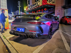 GTR style carbon fiber body kit rear spoiler wing for Amg gt40.gt50 gt43 gt53 4 DOORS