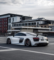 V style Carbon fiber rear wing spoiler for R8 V10 2017-2019