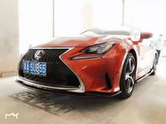 Carbon fiber front lip side skirts rear diffuser spoiler for RC350 RC F-sport 200LT