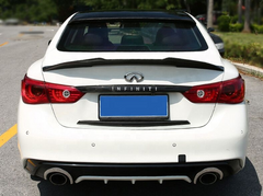 PSM style dry carbon fiber spoiler for infiniti Q50