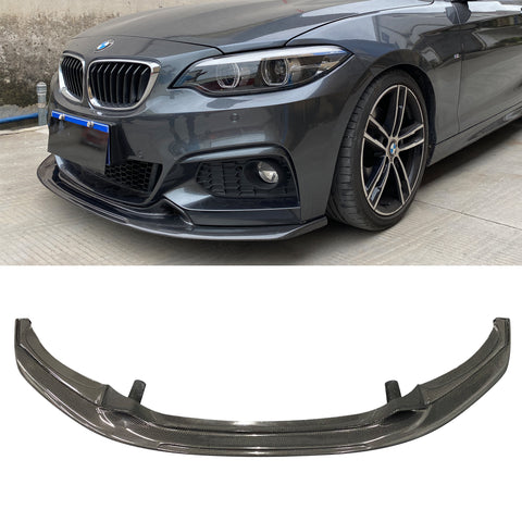 EXOT style Carbon fiber car bumpers front lip for BMW 2 series F22 f23 M235i