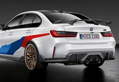 MP style dry carbon fiber rear wing spoiler for G80 M3 G82 M4