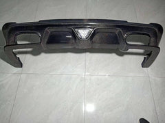 Carbon fiber front lip, side skirts, rear diffuser for dodge challenger front splitter