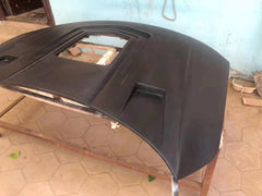 Darwin  PRO Black Sails Style Carbon Fiber transparent hood bonnet For RS6 S6 A6