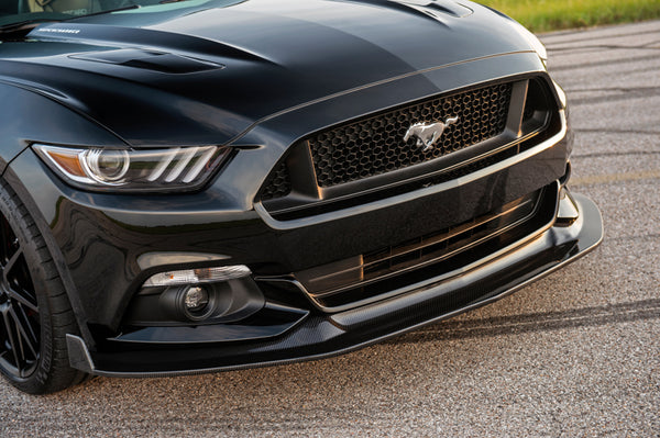 Hennesy front lip for mustang 2015-2017 mustang carbon splitter