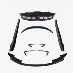 RPMtesla`S Supplier CMST style carbon firber front lip side skirts rear diffuser spoiler for Tesla model 3 carbon kit