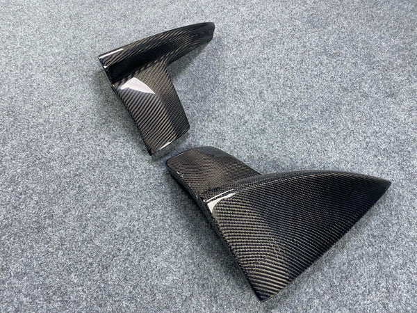 Revezport real carbon rear diffuser +carbon corners for TESLA MODEL 3