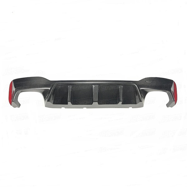 5series 3D style carbon fiber rear bumper diffuser for 5 series G30 G38 G31 M-TECH OLOTDI 2017-2019