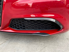 Original style carbon fiber body kit small front lip for Romeo Giulia