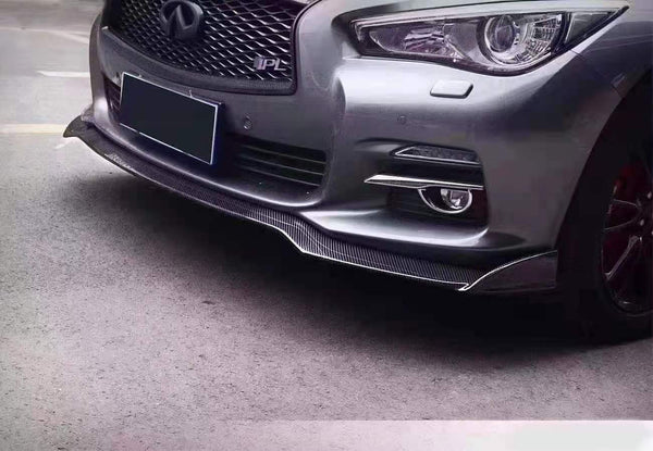 Carbon fiber front lip side skirts rear diffuser spolier for infiniti Q50 carbon kit