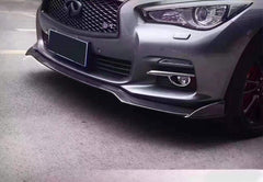 Carbon fiber front lip side skirts rear diffuser spolier for infiniti Q50 carbon kit