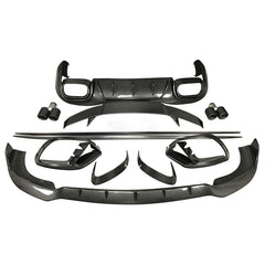 AMG GT50 GT53 GT63S carbon fiber side skirts only suitable for 4doors