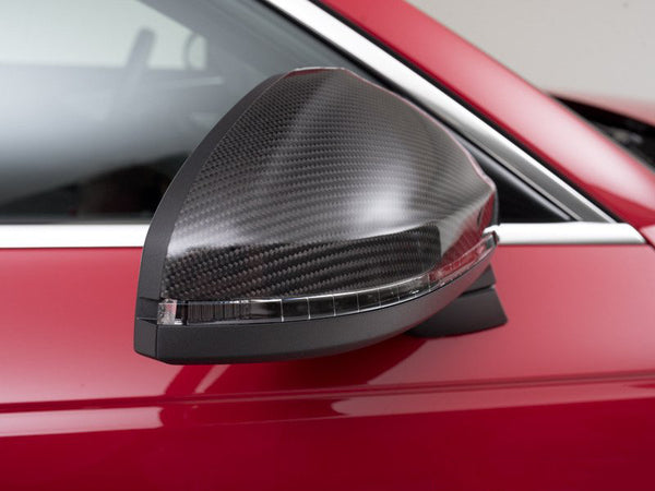 Carbon fiber body kit side mirror cover A4 A5 B9