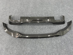HM style carbon fiber car bumpers front lip rear diffuser for G01 G08 X3