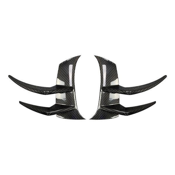 carbon fiber front bumper trim insert for AMG GTR