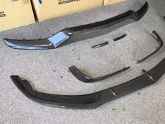 FD style carbon fiber front bumper lip for W205 c63 C-Class