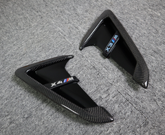 F97 X3M Fender Trim Carbon Side Grill for F97 X3M F98 X4M Carbon Fiber Fender Light Trim Cover