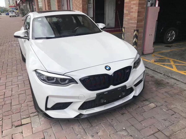 MP style carbon fiber front lip for F87 M2 M2C 2018+