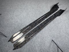 V style Forged Carbon fiber side skirts for LP580 LP610 EVO