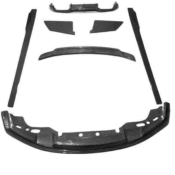 MTC Style Carbon Fiber Front Lip rear diffuser side skirts spoiler for F87 m2 m2c