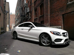 carbon fiber PSM style side skirts for W205 C63 AMG 15+