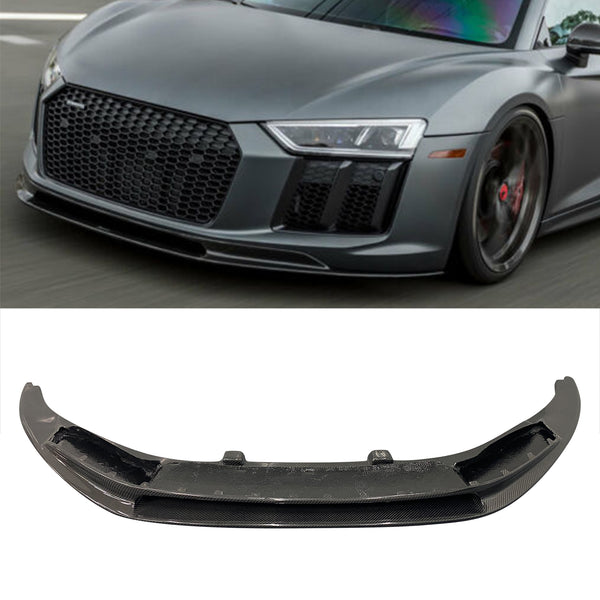 R8 V10 2017-2019V carbon fiber front lip