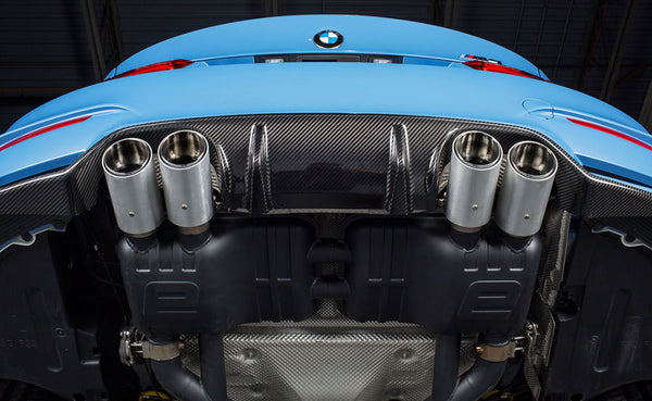 Carbon fiber 3D style rear bumper diffuser for M3 M4 F80 F82