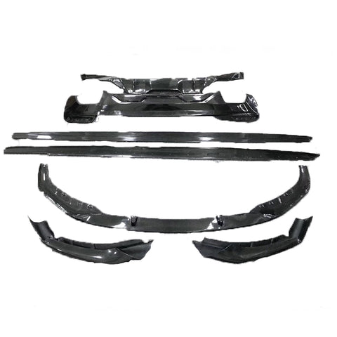 MP style Carbon Fiber Front  Lip  Rear Diffuser Side Skirts spoiler grille Body Kit for  5 Series G30 G38