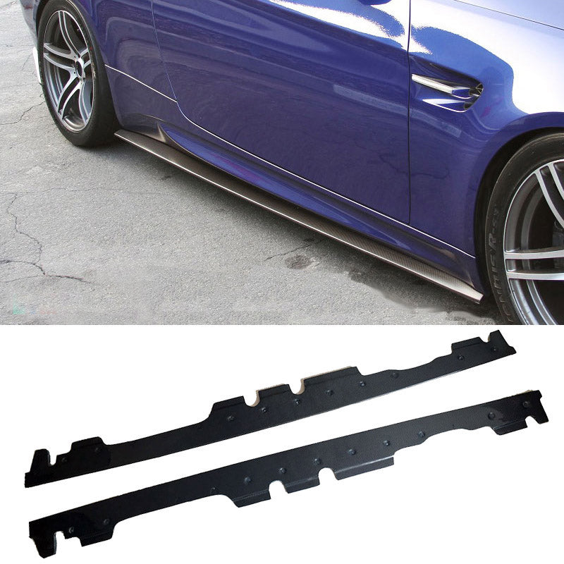 E style Carbon fiber  side skirt for 3 series E92 E93 M3