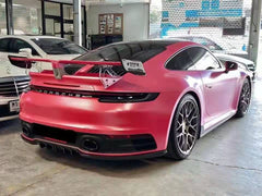 carbon fiber front lip side skirts rear diffuser  wing for 911 992