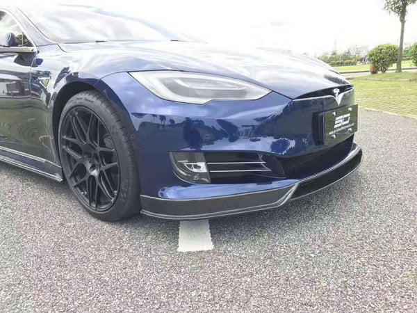 RZ Style Tes la Model S Carbon Fiber Body Kit Front lip rear diffuser side skirts spoiler