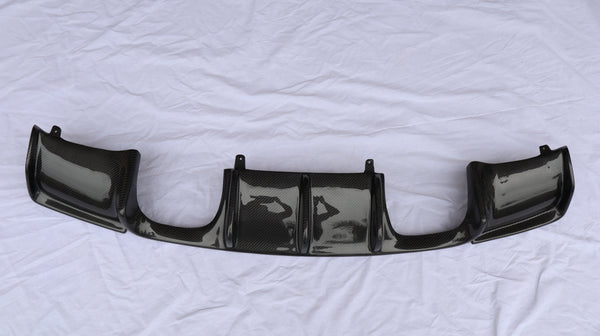 V style carbon diffuser for E92 M3 Carbon fiber splitters UV